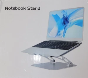 Soporte Ordenador Notebook Ajustable Montaje Ergonómico Aluminio PLATEADO Nuevo En Caja - Imagen 1 de 7