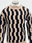 Marni Geometric/Plaid Crew Neck Sweater Size 40 Us / 50 Euro