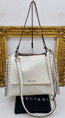 ORCIANI SVEVA LIBERTY MESH Media IN White Leather Milk - Image 1 of 4