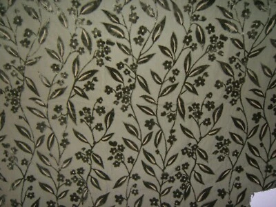 Lorenzo Rubelli, Candula, Silk Cut Velvet Floral, BTP, 54" W X 20" L, Clr Green - Image 1 of 2