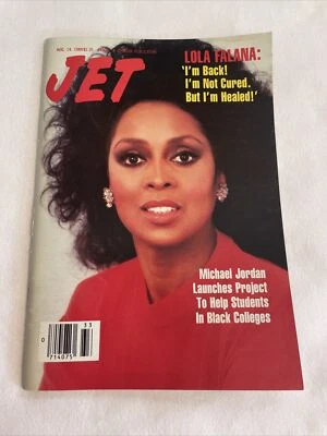 1989 August 14 JET Magazine, Lola Falana, Michael Jordan (MH38) - Image 1 of 3