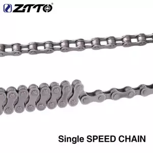 ZTTO Bicycle Chain Single Speed 106 Links Mountain Bike Single Freewheel - Picture 1 of 5