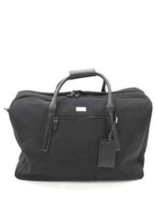 Gucci Travel Duffle Bag Garment Nylon Black 50x33x22cm pre-owned - Picture 1 of 14