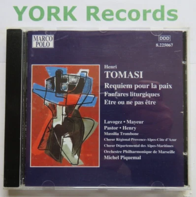 TOMASI - Requiem Pour La Paix etc PIQUEMAL / LAVOGEZ / MAYEUR - Ex CD Marco Polo - Image 1 of 3