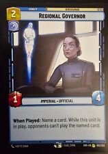 Star Wars Unlimited - Regional Governor - SOR 62/252 RARE Card NM SWU