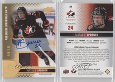 2022 Upper Deck Team Canada Juniors Women's WC /199 Natalie Spooner Patch Auto