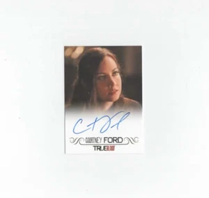 2012 True Blood Autograph Card Courtney Ford Portia Limited Full Bleed NM/MT - Picture 1 of 2