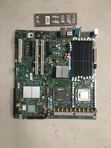~ Intel S5000VSA DA0T75MB6H0 PBA E11011-101 System Board with E5310 CPU & I/O - Picture 1 of 4