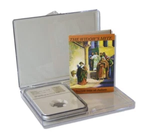 Widows Mite NGC Certified * Clear Box * Judean Coin of the Bible c. 100BC -Lower - Picture 1 of 2