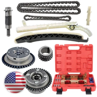 Timing Chain Kit Exhaust Intake Gear Tool For Mercedes Benz M270 M274 C180 C300 - Image 1 of 4