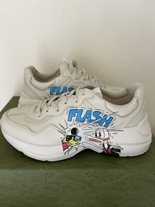 NIB Gucci X Disney Rhyton Donald Duck Sneakers Shoes Sz G 7.5 US 8 - Picture 1 of 12