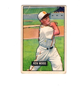 1951 Bowman Ken Wood St. Louis Browns #209 ⭐️💥🎯GVG - Picture 1 of 2