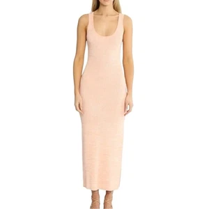 NWOT Ena Pelly Sloane Ribbed Knit Sleeveless Midi Dress US 6 - Picture 1 of 9