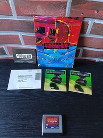 Nintendo Virtual Boy Instruction Booklet And Virtual Boy Red Alarm 