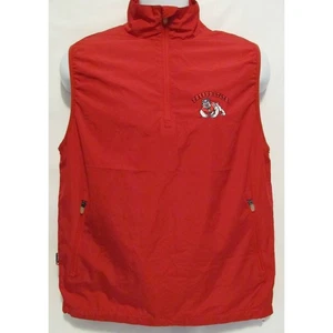Womens SZ Small Vest Windbreaker Red Pullover Fresno State Bulldogs University - Picture 1 of 7