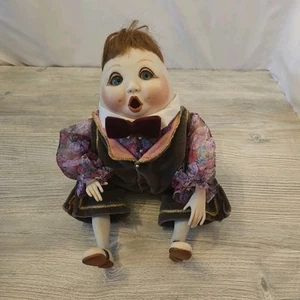 Elegant Porcelain Humpty Dumpty Collectible Doll - High Quality - Very Rare! - Picture 1 of 13