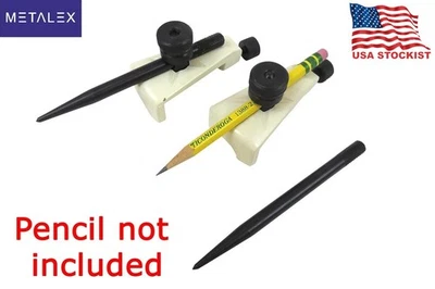 Компас с балкой большой емкостью головки трамвая от 3/4 до 1-1/2 дюйма для деревообработки OAL 6 дюймов - Изображение 1 из 4