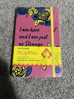 Moleskin Frida Kahlo Pink Plain Notebook Limited Edition Rare Discontinued - Image 1 of 4