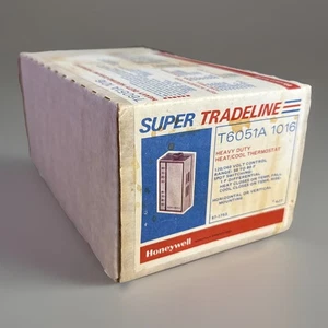 Honeywell T6051A-1016 Thermostat Hot/cool 50F To 80F Heavy Duty Tradeline, NOS - Picture 1 of 4