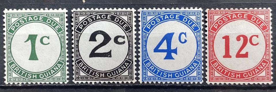 British Guiana 1940-1955 Postage Due Set MH B55 - Image 1 of 1