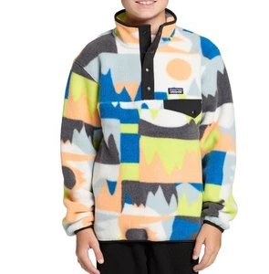 patagonia synchilla Jungen leichter Druckknopf Pullover Gr. M Medium 10 D3 - Bild 1 von 3