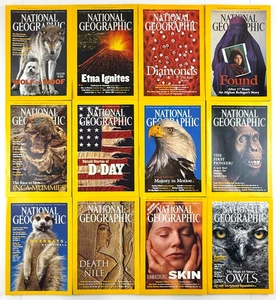 National Geographic Magazine 2002 - Lot Of 12 - Complete Year - 4 With MAPS - Bild 1 von 21