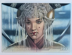 Topps Star Wars Masterwork Panoramic Aftermarket Sketch Card By Huy Truong - Picture 1 of 2