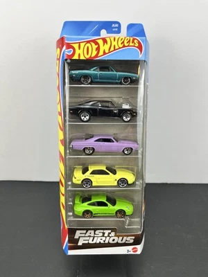 Hot Wheels 2025 Fast & Furious 5pk Porsche 911 GT3 RS Nissan Silvia S13 Impala Foto 1 de 4