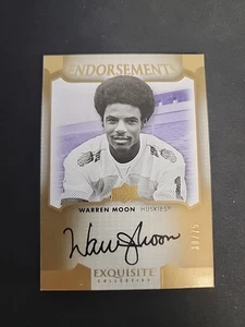Warren Moon 2011 Upper Deck Exquisite Endorsements automático/75 #E-WM 🔥 - Imagen 1 de 8