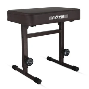 5 Core Keyboard Bench 3" Padded Cushioned Piano Stool Adjustable Guitar Seat - Picture 1 of 12