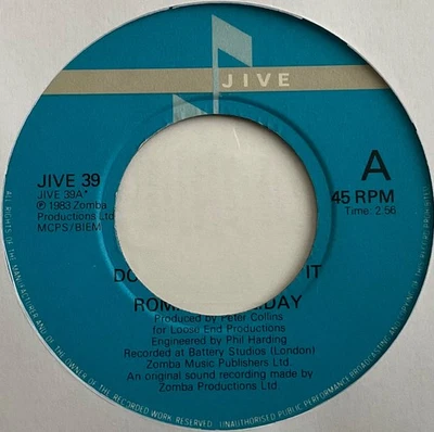 Roman Holiday - Don’t Try To Stop It -  7” Vinyl Single (2) - Image 1 of 3