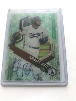 2018 BOWMAN HIGH TEK AUTO RC KEIBERT RUIZ /99 - Image 1 of 2