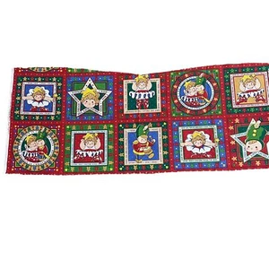 Tex Union USA Fabric DMC For Cheryl Ann Johnson Holiday Dreams Children Cotton - Picture 1 of 10