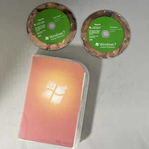Microsoft Windows 7 Home Premium Upgrade Designed For Windows Vista W/ Key - Picture 1 of 3
