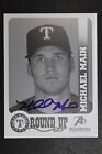 Michael Main Texas Rangers Pitcher Signed Autographed 3x4 Promo Photo Card