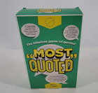 Most Quoted Game Of Celebrity Quotes Party Professor Puzzle 2+ Players NEW