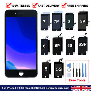 For iPhone 5 5S 6 6S 7 8 Plus SE2 Screen Replacement LCD Digitizer Touch Display