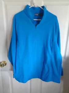 New - Woman's Lands' End - Blue - Fleece- Pullover Jacket - Size 2X - Picture 1 of 1