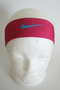 Nike Modern Graphic Headband Vivid Pink/Vivid Blue Youth OSFM - Picture 1 of 7