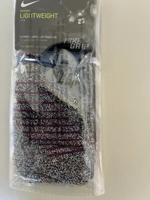 Nike Grip LIGHTWEIGHT  Low Cut Training Socks Blue/grey MEDIUM  Men (6-8)  x5505 - Image 1 of 4