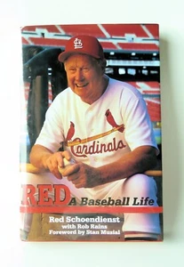 Book: “Red, A Baseball Life” Red Schoendienst Signed Hardcover Book (1998) - Picture 1 of 10