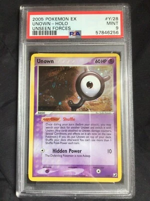 Pokemon Cards: EX Unseen Forces Rare Holo: Unown Y/28 PSA 9 - Image 1 of 4