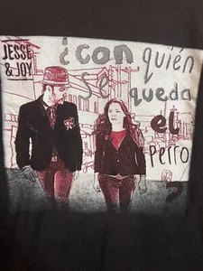 Camiseta Jesse & Joy Summer US Tour 2013 con Mario Soon adulto pequeña negra - Imagen 1 de 6