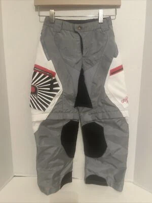 MSR Strike Force Youth Boys 24 Gray White Pants  ATV Dirtbike Motocross EUC — 第 1/4 张图片