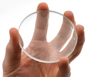 Double Concave Lens, 500mm Focal Length, 3" (75mm) Diameter - Eisco Labs - Picture 1 of 5
