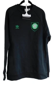 Adidas Celtic FC Essentials Trefoil Crewneck Sweatshirt IC5023 schwarz Gr.M - Bild 1 von 3