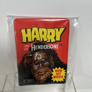 1987 Topps Harry And The Hendersons - Brand New Factory Sealed Wax Pack With Gum - Picture 1 of 6
