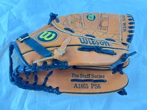 Wilson ProStaff Baseball Glove Mitt A1865 PS6 RHT  Prem Steerhide - Picture 1 of 10