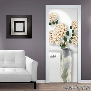 Türtapeten Selbstklebende Wandbild Tür Poster Schlichte Eleganz Blumen 1478 - Picture 1 of 2