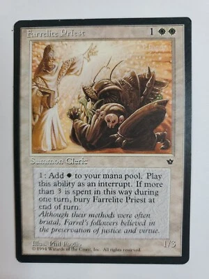 MTG Magic The Gathering Card Farrelice PriestSurrimon Cleric White Fallen Empir - Image 1 of 2